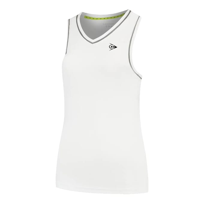 Dunlop Club Tanktop Dames-Wit