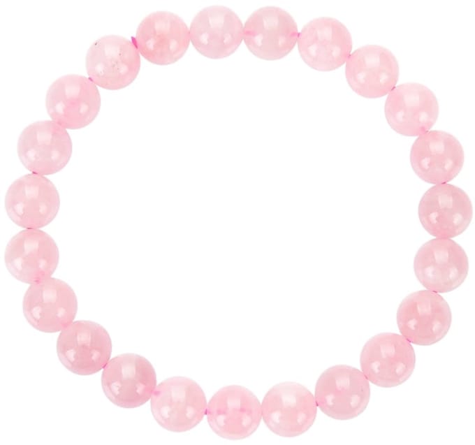 Armband Rozenkwarts 8 mm