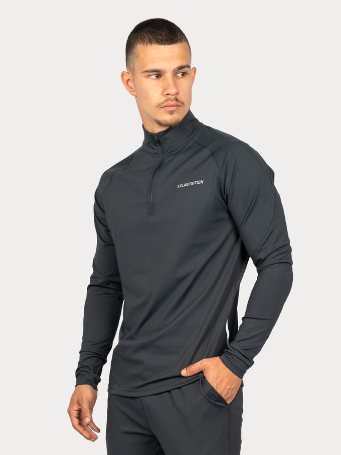 XXL Sportswear Training 1/4 Zip Pullover - Grey Grijs M