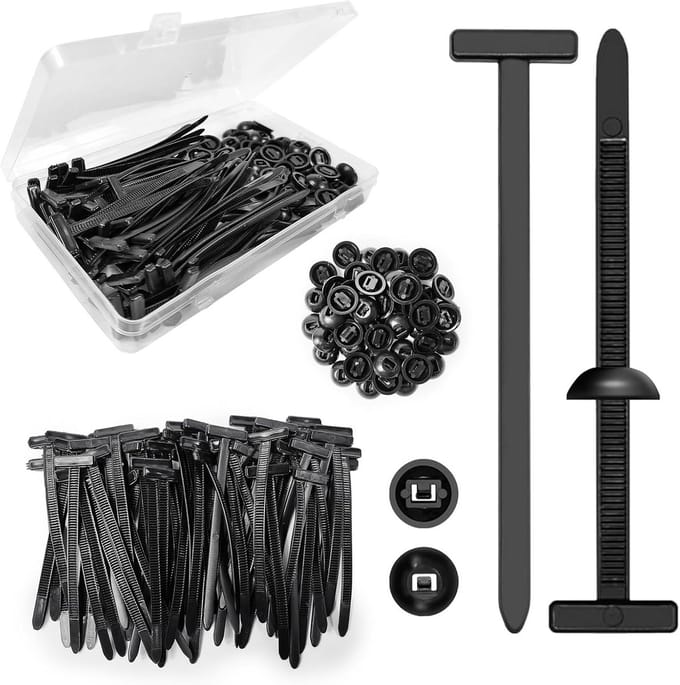 Solidchoice - Set van 50 Universele Nylon Kabelbinders met Vergrendeling