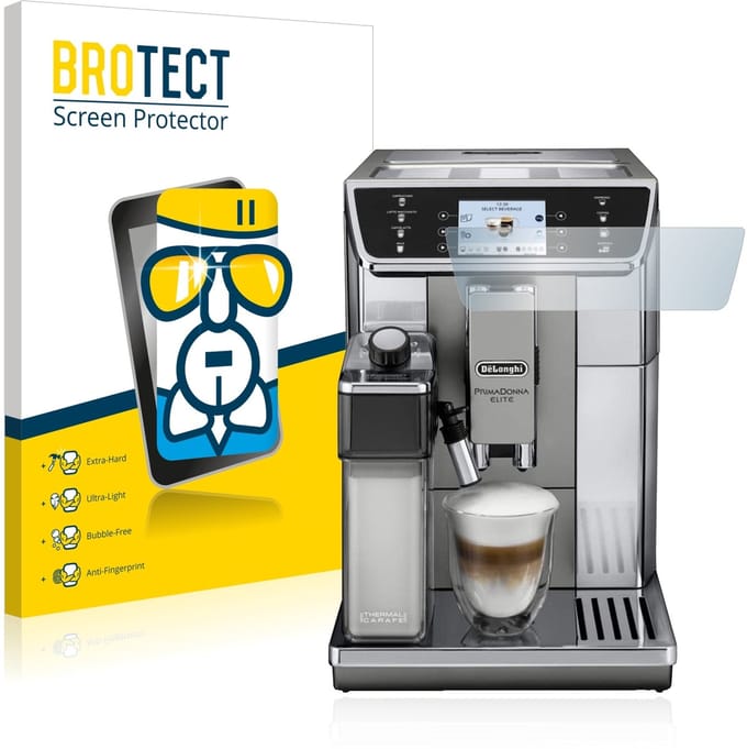 Screenprotector voor DeLonghi Primadonna Elite ECAM650.85.MS Beschermglas transparant