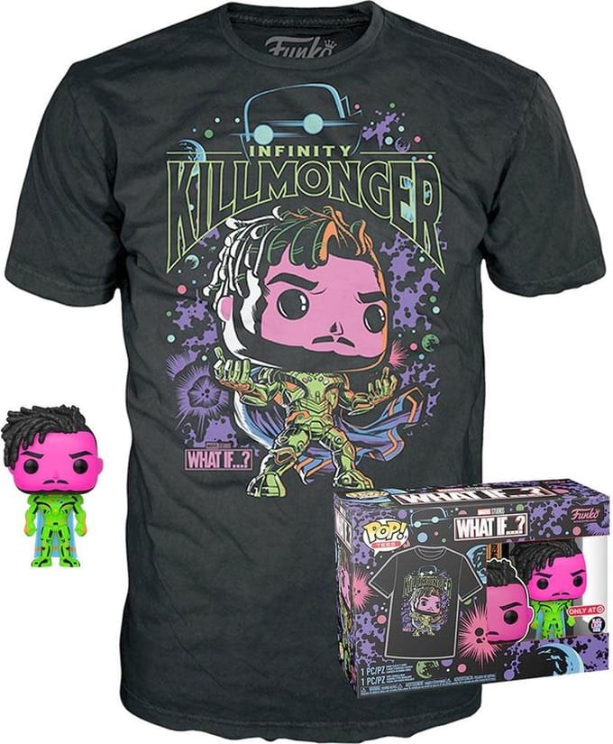 Funko Pop! & Tee Box: Marvel Studios - Infinity Killmonger L