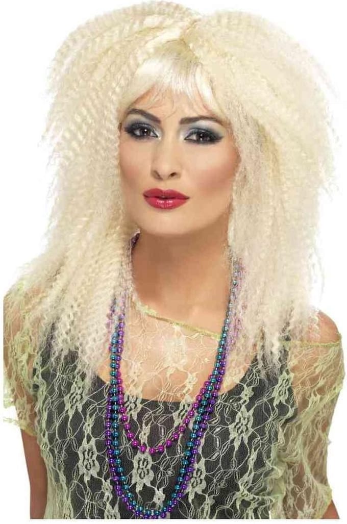 Blonde retropruik voor vrouwen - Verkleedpruik - One size