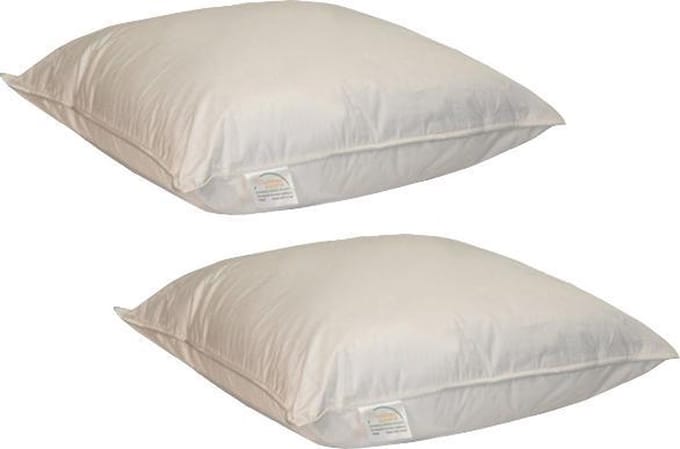 iSleep Kapok Hoofdkussen Set (2 Stuks) - 100% Kapok - 60x60 cm (BE)