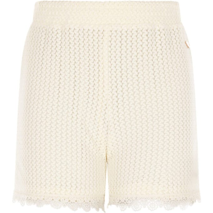 NoBell' - Silas Crochet Knitted Short - Pearled Ivory - Maat 158