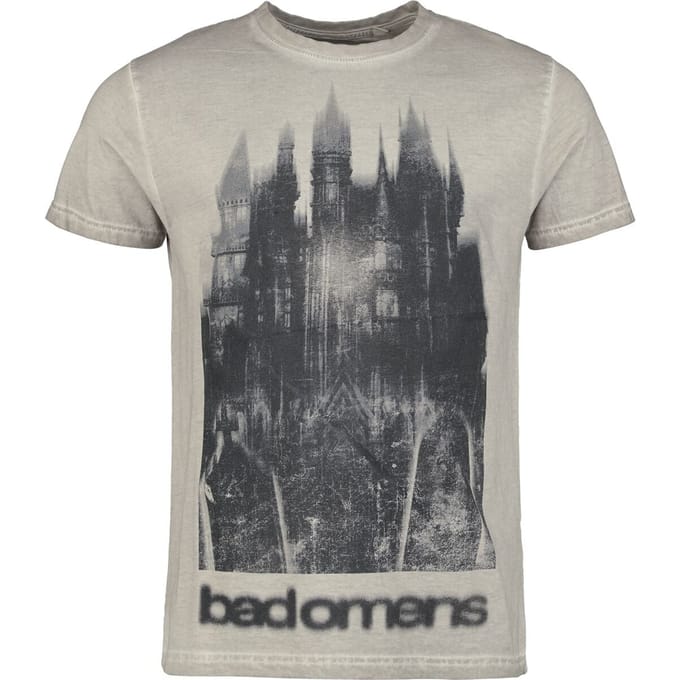 Bad Omens T-shirt - Castle - M tot 4XL - voor Mannen - grijs