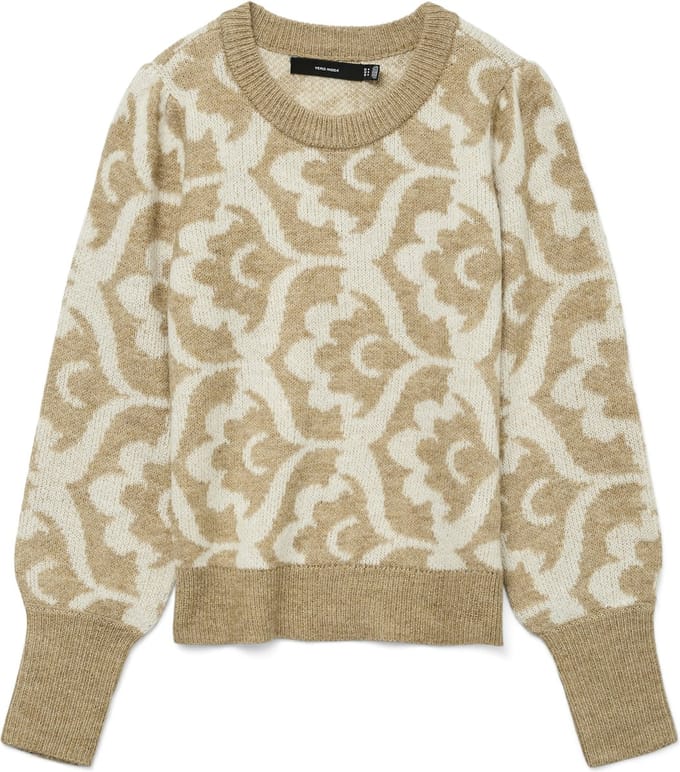 VERO MODA - VMTARI LS O-NCK JACQUARD PULLOVER GA BOO - Dames - Gebreide truien