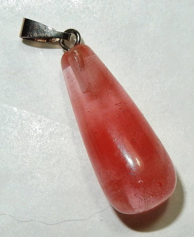 Druppel Hanger Aardbei Kwarts