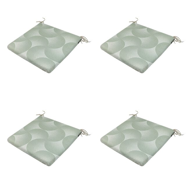 Madison zitkussen napels - 40x40x4,5cm set van 4