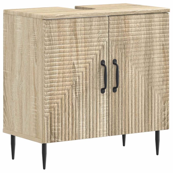 vidaXL - Wastafel - kabinet - voor - de - badkamer - HAARLEM - Sonoma - Eiken