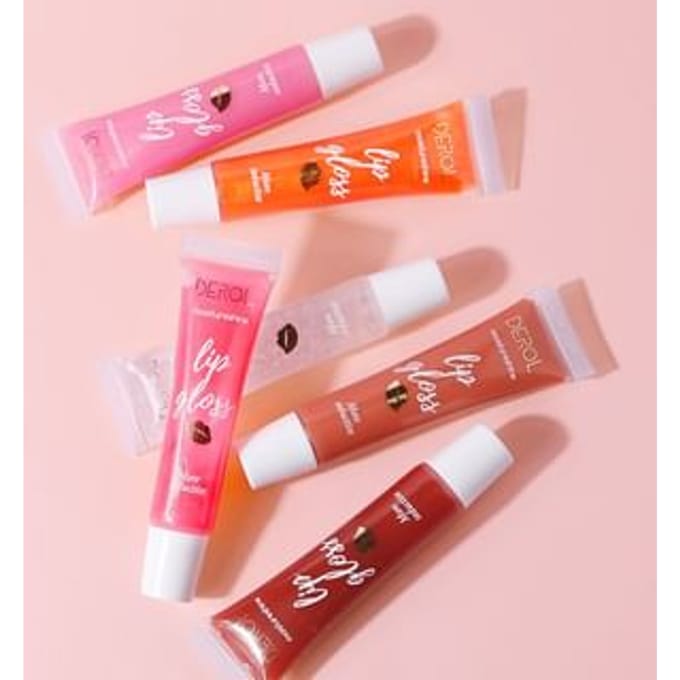 DEROL - French Kiss Shine Lip Gloss - 6 Colors #06 Conceit - 10g