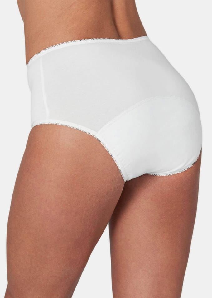 Heupslip met geïntegreerde bescherming - wit - Gr. S van Goldner Fashion