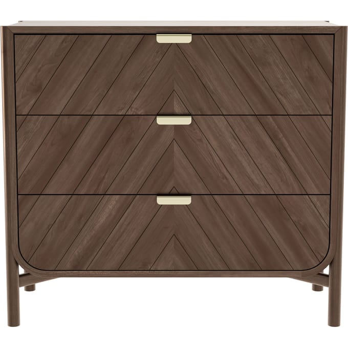 Harto Marius schuifladen-commode - walnoot natuur