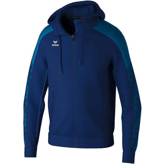 Erima Evo Star Trainingsjack Met Capuchon Heren - Marine / Blauw | Maat: M