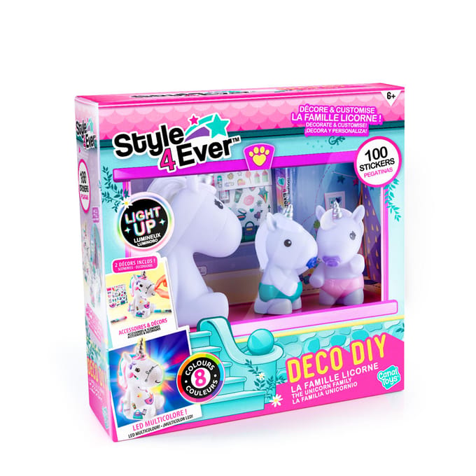 STYLE4EVER KAWAII LED UNICORN FAMILY CREATE