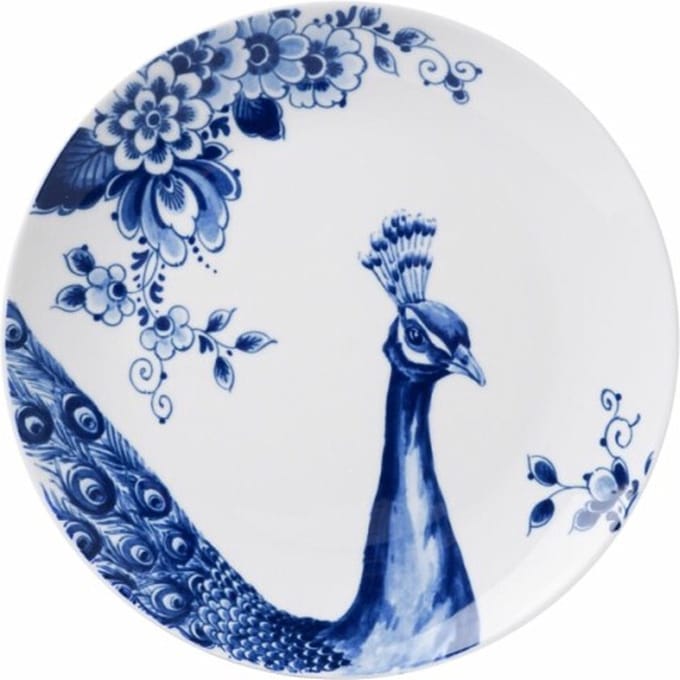Heinen Delfts Blauw - Ontbijtbord Paauw Blauw