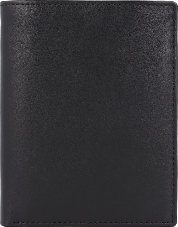 Esquire Portemonnee Frankfurt Card Wallet Black Zwart
