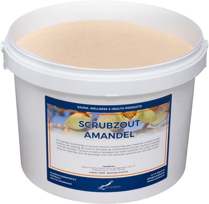 Scrubzout Amandel - 10 KG - Hydraterende Lichaamsscrub