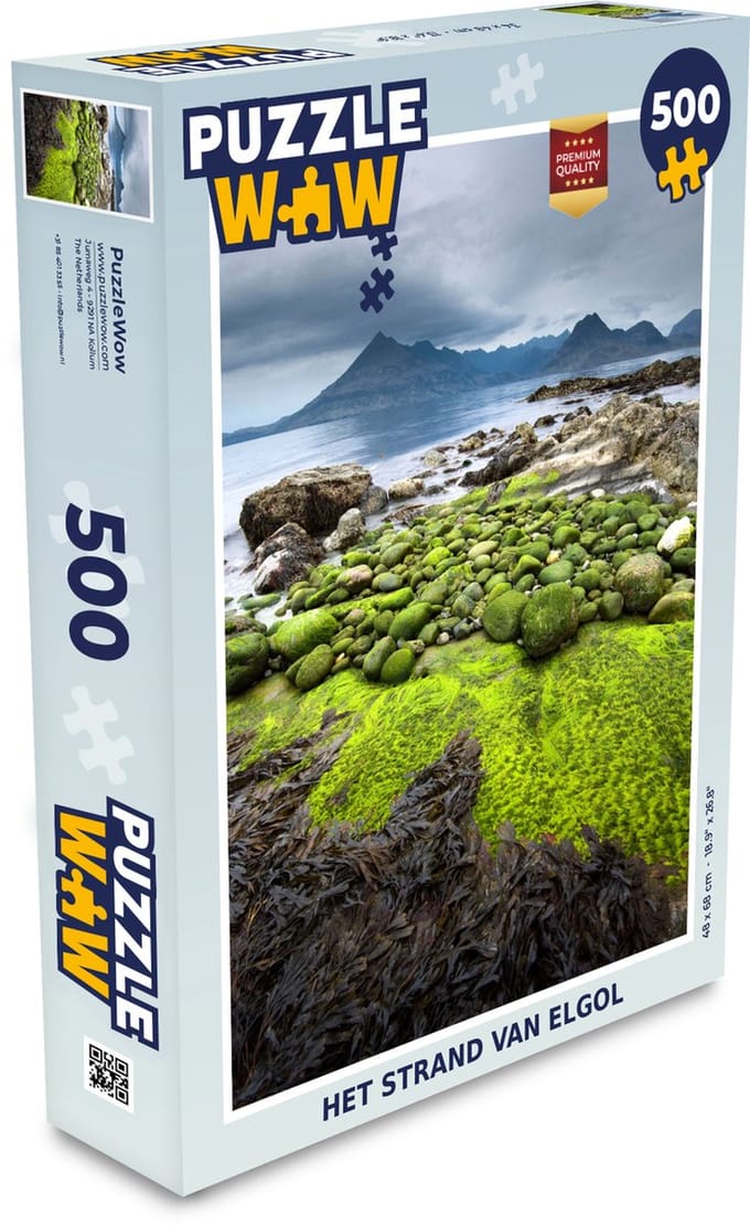 Puzzel Het strand van Elgol - Legpuzzel - Puzzel 500 stukjes