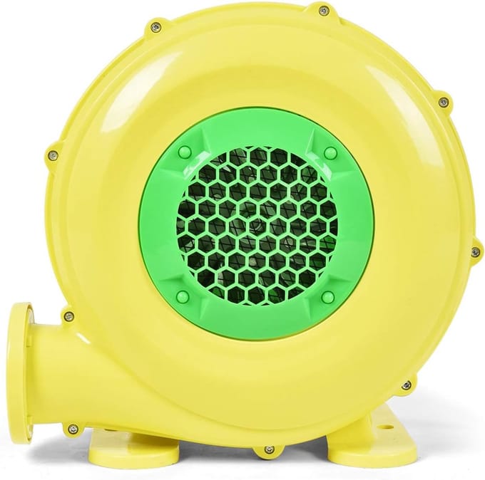 COSTWAY 350 W luchtpomp ventilator windmachine ventilator elektrisch voor opblaasbaar speelgoed 580 m³/H 1500 Pa