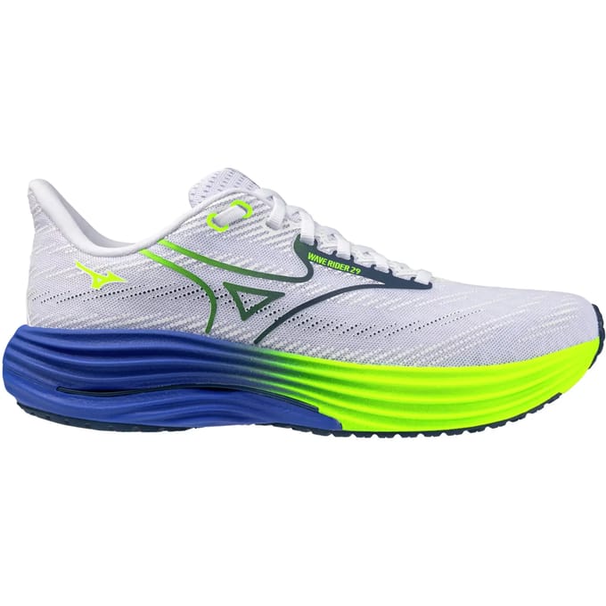 Mizuno Wave Rider 29                       Neutrale schoen Heren-wit, blauw
