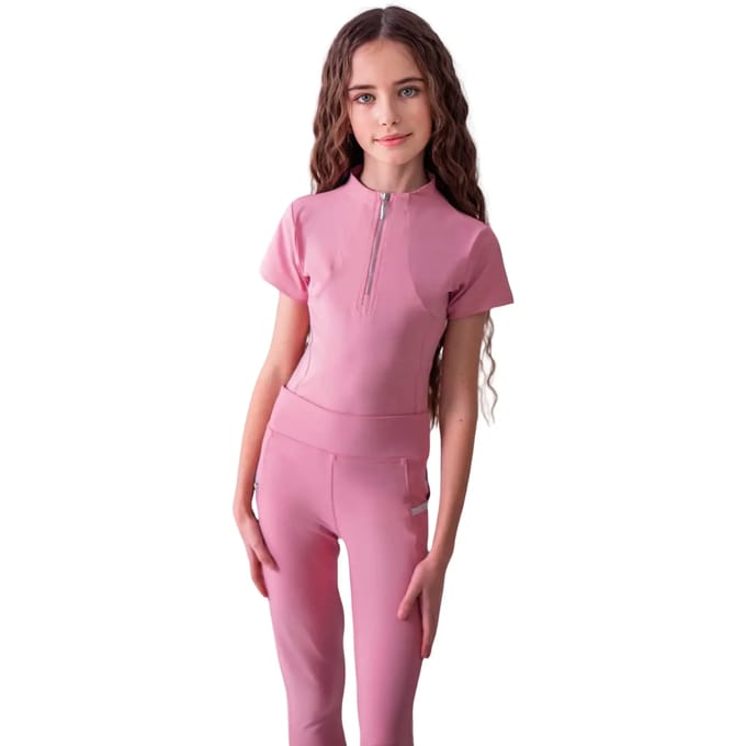 Technisch rijshirt voor meisjes JD Attack Catty