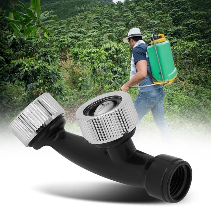 Superbrede MisT-spuitkop Hogedruk Landbouwvernevelaar Waterzuinig Irrigatie gray