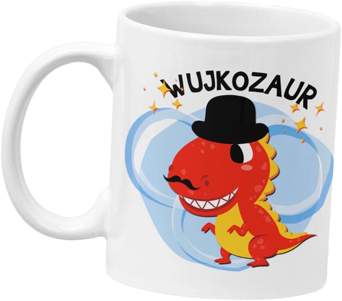 Grappige Dino Mok Cadeau voor Oom - Keramiek