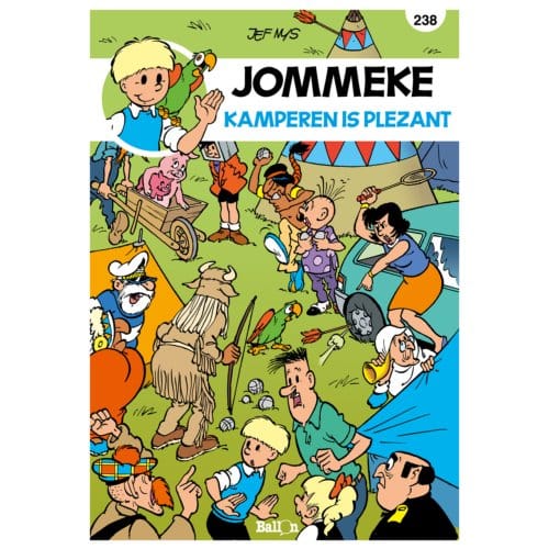Kamperen Is Plezant - Jommeke Strip - Jef Mys