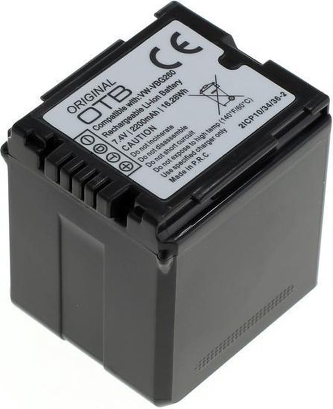 Huismerk Camera-accu VW-VBG260 voor Panasonic