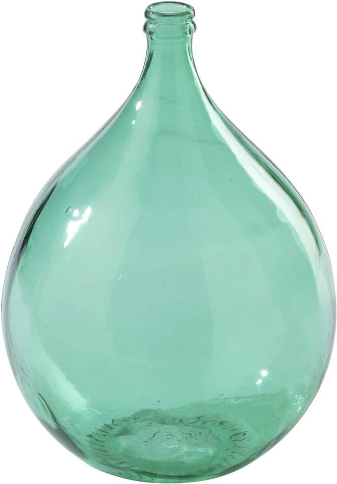 J-Line vaas Lissabon - glas - smaragdgroen