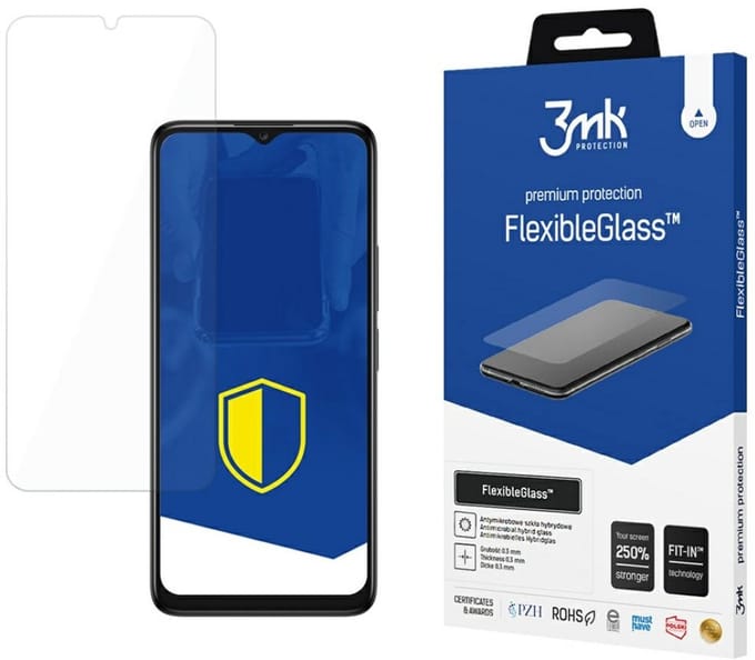 3MK FlexibleGlass - Hybride Bescherming - TCL 405 - Ultra Dun - Zelfklevend