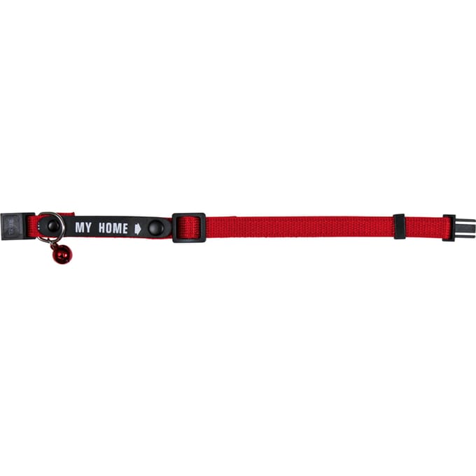 - Rood - Kattenhalsband My Home