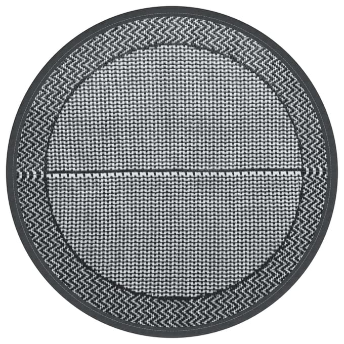 vidaXL - Buitenkleed - ARAKIL - Ø160 - cm - polypropeen - grijs