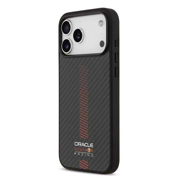 Red Bull Racing Powerbar Backcover MagSafe voor de Apple iPhone 17 Pro Max - Zwart