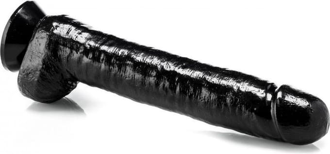 Gangbangster - Super John - Dildo - 35 x 7 cm - PVC - Zwart