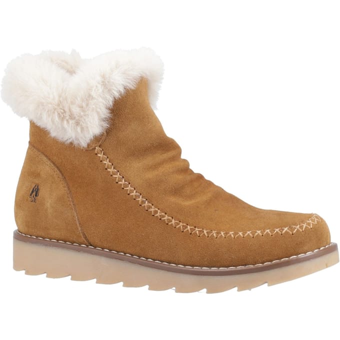 Hush Puppies Moira Suède Dameslaarzen Tan