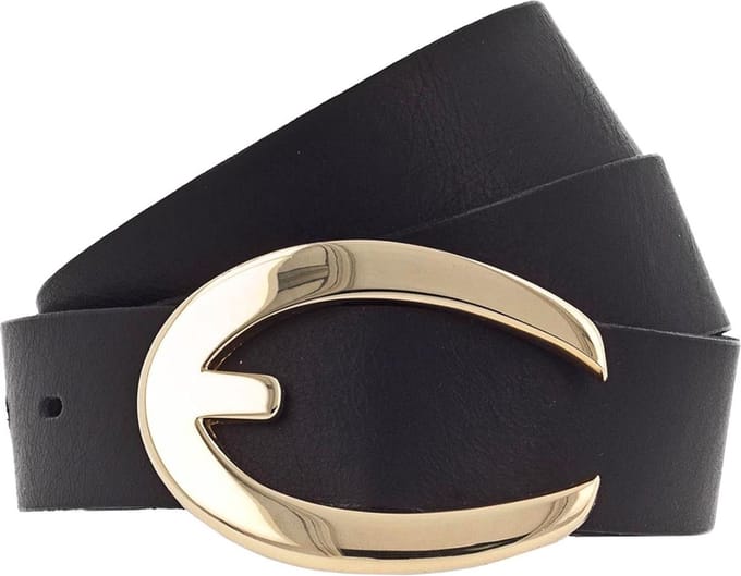 Vanzetti Leren Riem 30mm Leather Belt W85 Black Zwart