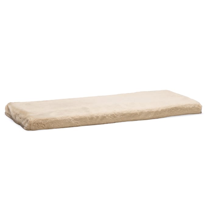 Beeztees Moza - Vensterbank Mat - Pluche - Beige - 65x27x3 cm