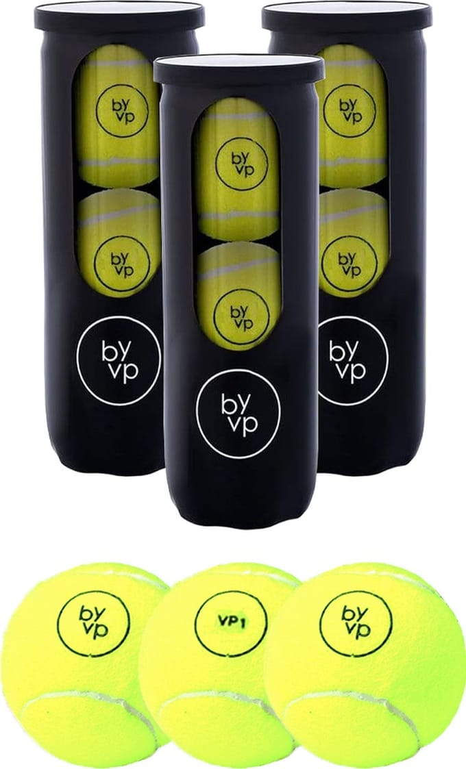 By-VP Padel Ballen - VP1 Basic - 9 Stuks - 3 Blikken - Padelballen - Robin van Persie