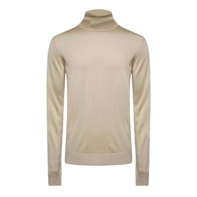 Hugo Heren-sweatshirt met rolkraag van San Thomas (Crème)