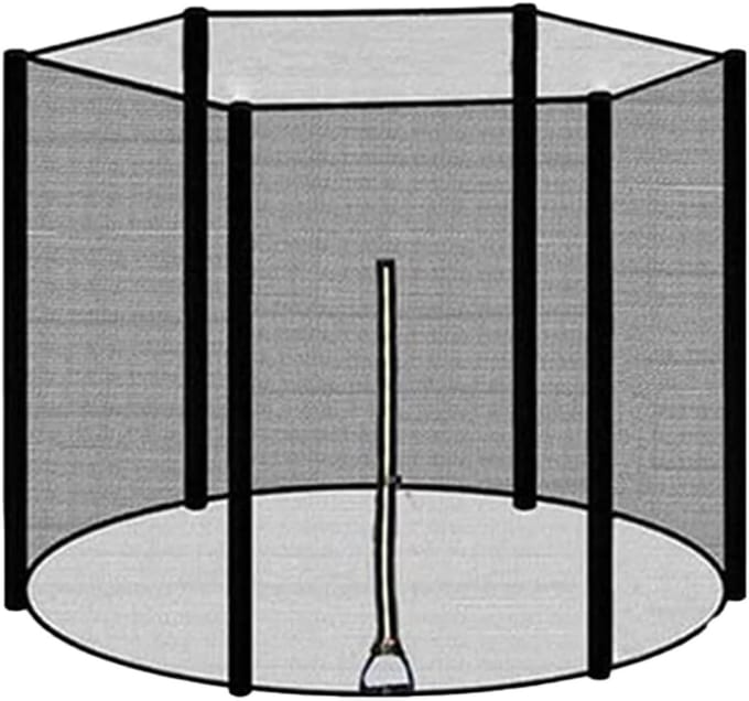Trampoline Net - Veiligheidsnet - Buiten Spelen - Weerbestendig Ademend - 330 cm - Zwart