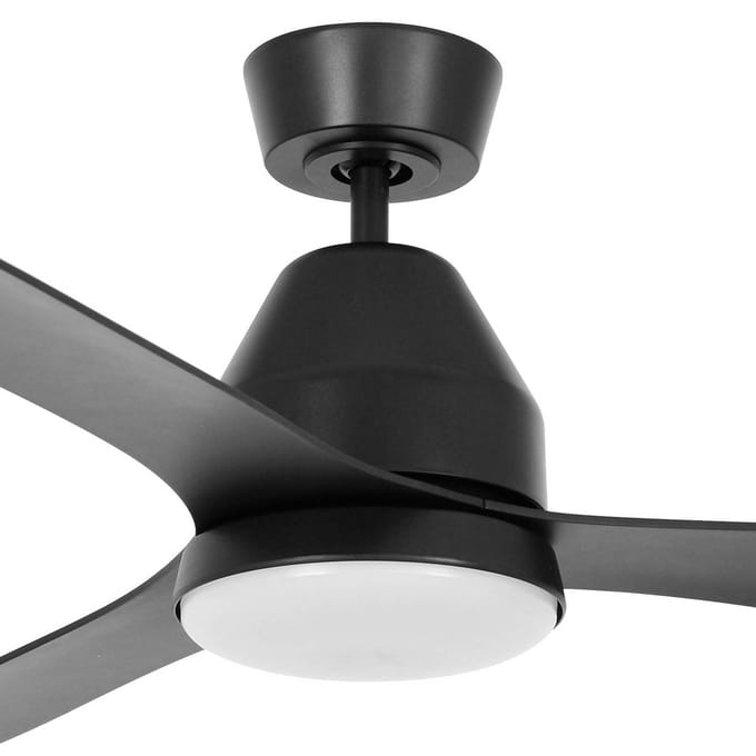 Beacon Lighting Plafondventilator met verlichting Whitehaven, zwart, stil