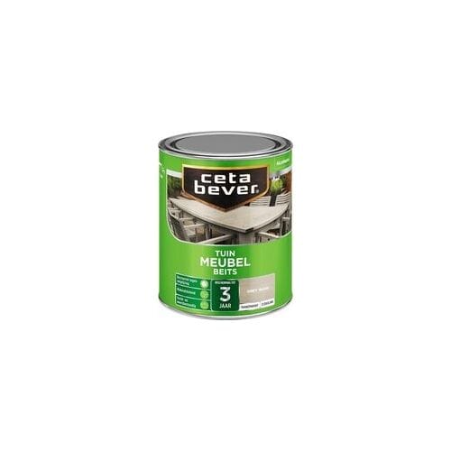 Cetabever Tuin Meubel Beits Transparant Zijdeglans - Grey Wash - 0,75 liter