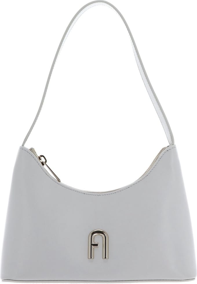 FURLA Leren Schoudertas Avondtas Diamante Mini Shoulder Bag Marshmallow Crème