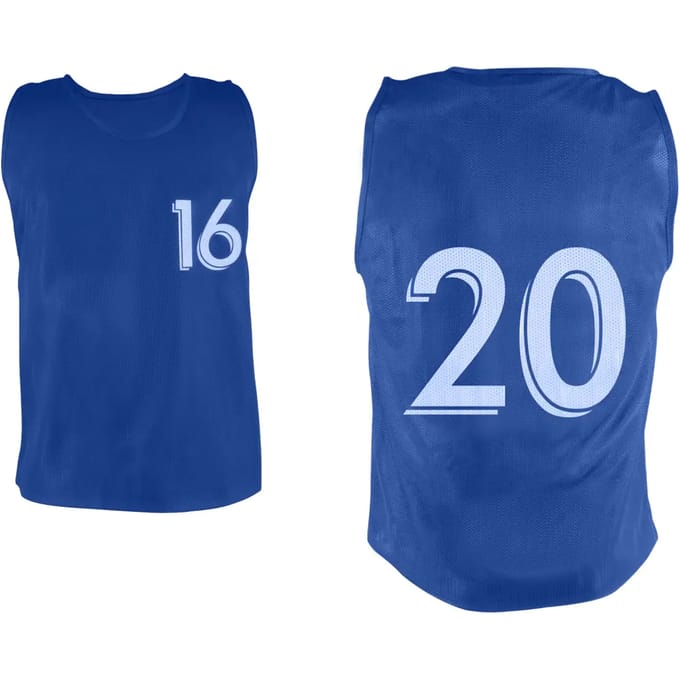 Genummerde chasuble van 16 tot 20 Sporti (x5)