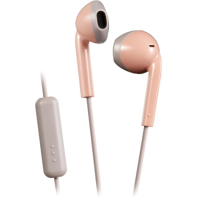 Jvc Ha-F19M - Stereofonisch bedrade hoofdtelefoon met roze microfoon