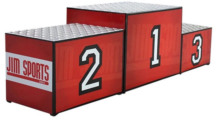 Podiumwinnaars 3 stuks