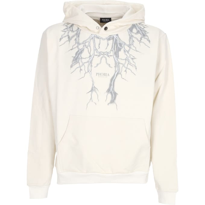 Mannen lichtgewicht Hoodie wit