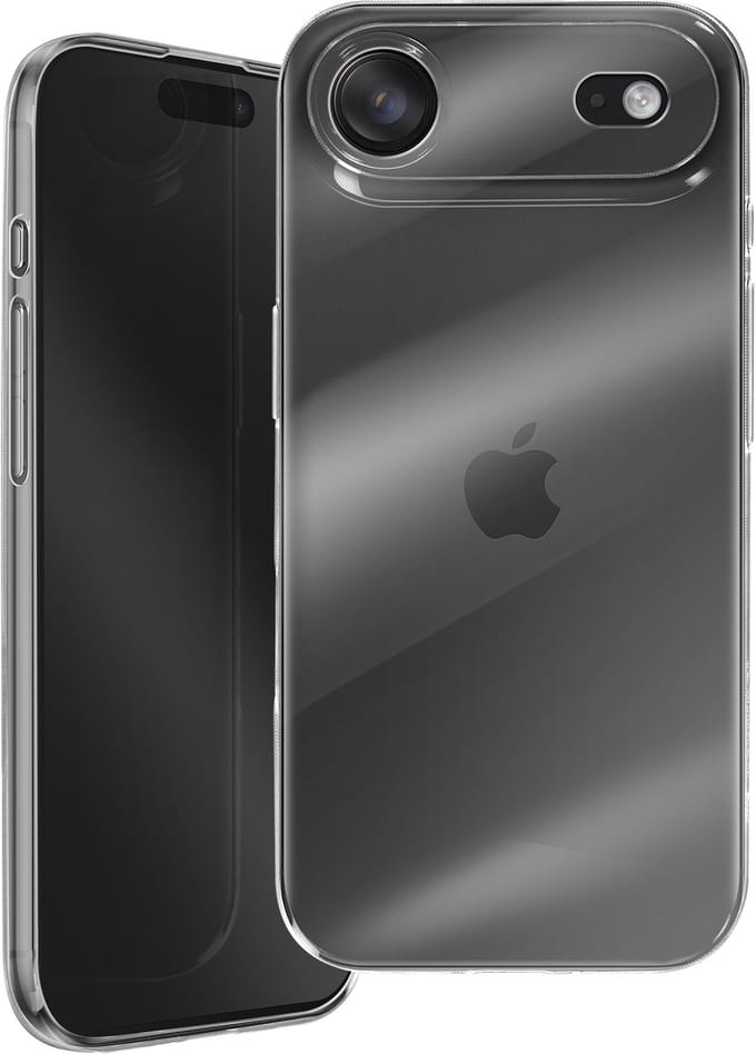 Tactical, Hoesje Geschikt voor Apple iPhone Air Compatibel met Draadloos Opladen Qi, Transparant